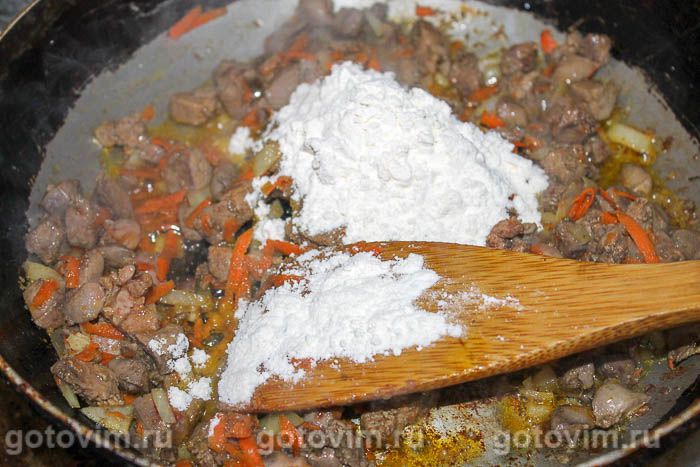 Куриная печень в молоке, Шаг 03