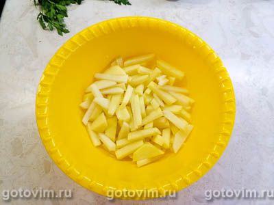 Куриный суп с овощами и вареным яйцом, Шаг 04