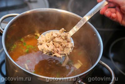 Куриный суп с лапшой рамен, Шаг 05