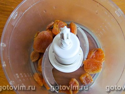Каша из кускуса с молоком, апельсином, курагой и орехами, Шаг 03