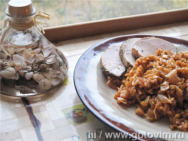 Лаханоризо (рис с капустой по-гречески). Фотография рецепта