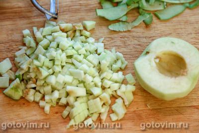 Рацухи - пышные польские оладьи с яблоками, Шаг 04