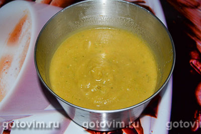 Летний суп-пюре с шампиньонами и зеленым горошком, Шаг 09