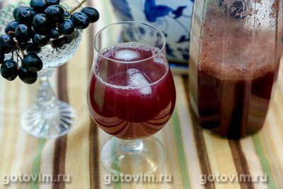 Лимонад из винограда с медом. Фото-рецепт