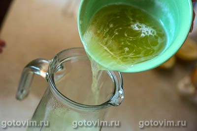 Имбирный лимонад с медом (для сифона), Шаг 05
