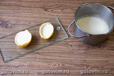 Лимонный поссет - английский десерт их сливок с лимоном, Шаг 06