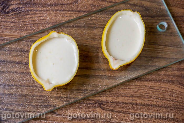 Лимонный поссет - английский десерт их сливок с лимоном. Фотография рецепта