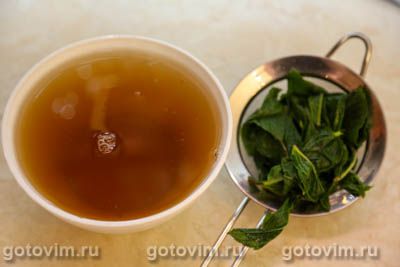 Лимонад из зеленого чая с мятой, Шаг 03