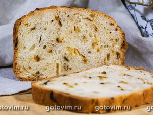 Луковый хлеб (в хлебопечке)