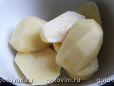 Суп-пюре из лука порея с картофелем и сыром, Шаг 01
