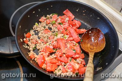 Макароны по-флотски с томатной пастой, Шаг 02