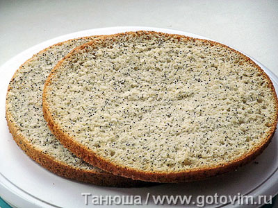 Постный бисквит с маком. Фото-рецепт
