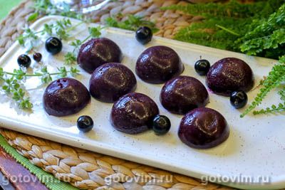 Фотография рецепта Мармелад из черной смородины на агаре