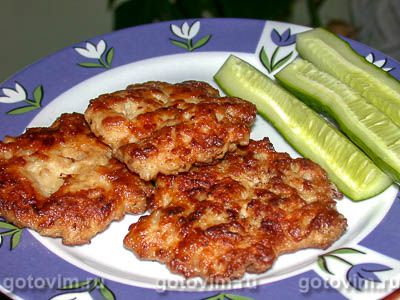 Мясные оладьи. Фото-рецепт