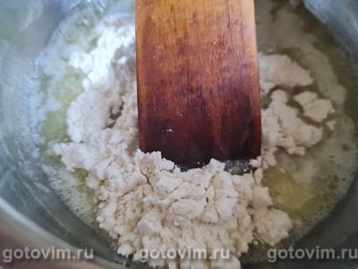 Блинчики с вареным мясом и соусом бешамель, Шаг 06