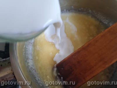 Блинчики с вареным мясом и соусом бешамель, Шаг 07