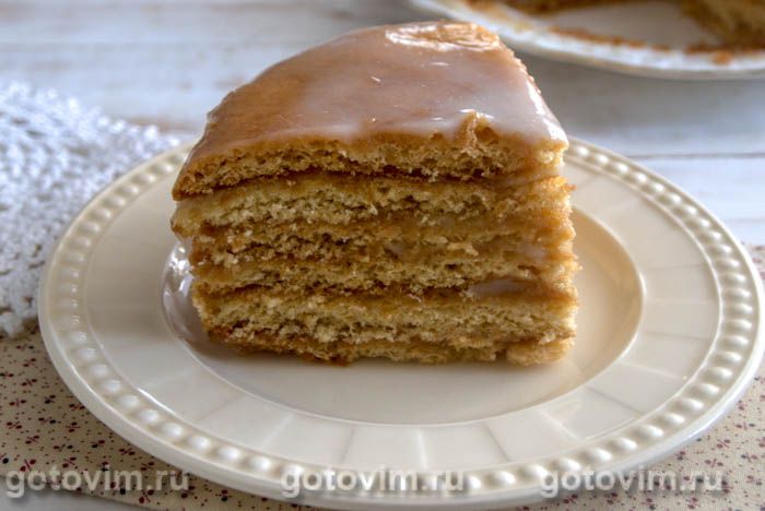 Торт шифоновый медовик. Фотография рецепта