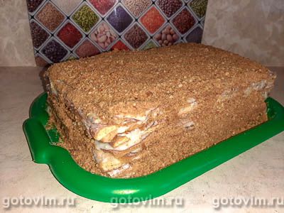 Торт медовик с заварным кремом. Фото-рецепт