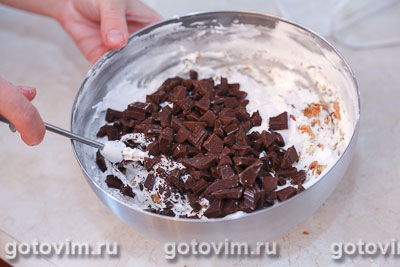 Меренги с черным шоколадом и грецкими орехами, Шаг 07