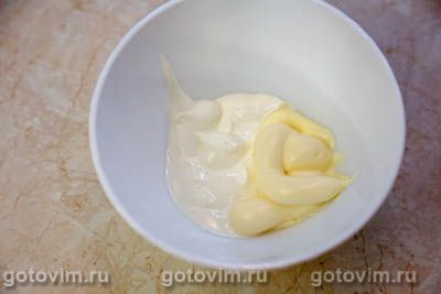 Мидии, запеченные в духовке с сырно-чесночным соусом, Шаг 02