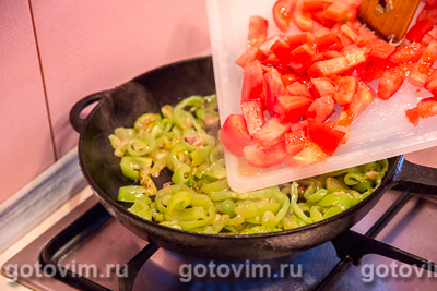 Черноморские мидии с рисом и овощами, Шаг 03