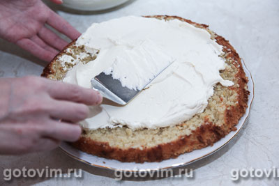 Миндальный торт с масляным кремом, Шаг 07