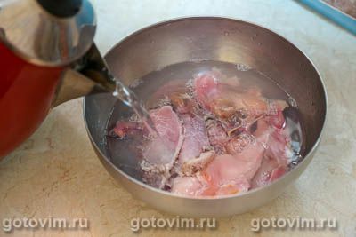 Жареные молоки лососевых с картошкой на сковороде, Шаг 01