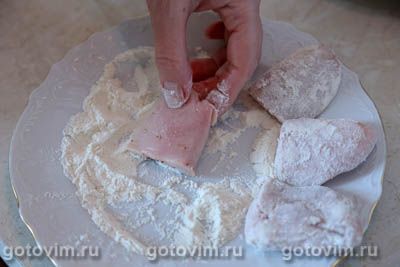 Жареные молоки лососевых в картофельной панировке , Шаг 05