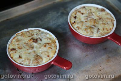 Запеканка из рыбных молок с луком и яйцом, Шаг 09