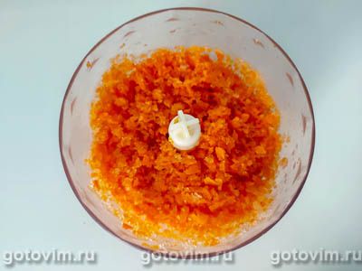 Морковно-медовый торт с кремом из сливочного сыра и сгущенки , Шаг 03