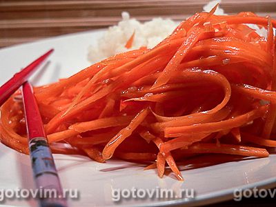Морковь по-корейски (морковь-ча). Фото-рецепт