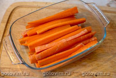 Морковь, запеченная с пармезаном и чесночным маслом, Шаг 04