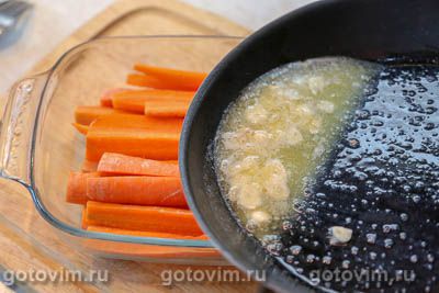 Морковь, запеченная с пармезаном и чесночным маслом, Шаг 05