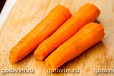 Морковь, тушеная со сметаной, Шаг 01