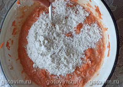 Морковный торт на рисовой муке в мультиварке, Шаг 07