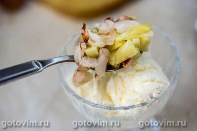 Мороженое с ананасом и личи, Шаг 04