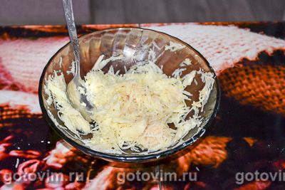 Мясной кекс с начинкой из грибов и картофеля, Шаг 03