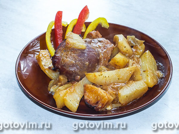 Индейка с картошкой — пошаговый рецепт приготовления с фото