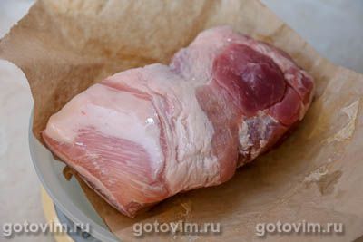 Мясо закусочное (из свиной шейки), Шаг 01