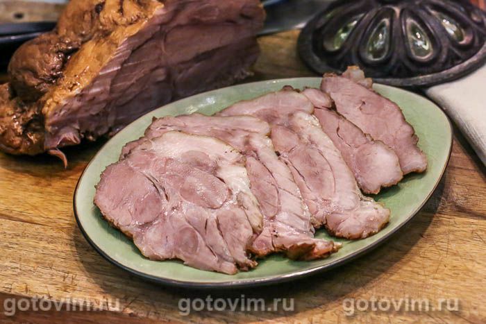 Мясо закусочное (из свиной шейки). Фотография рецепта