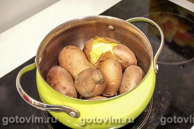 Мясные ватрушки с грибами и картофелем, Шаг 01