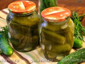 Маринованные огурцы с эстрагоном