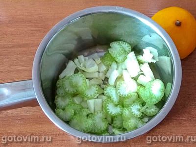 Омлет с овощами на сковороде, Шаг 03