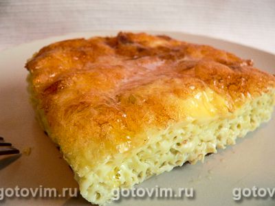 Пышный омлет в духовке. Фото-рецепт