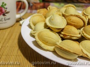 Орешки со сгущенкой — классический рецепт в орешнице