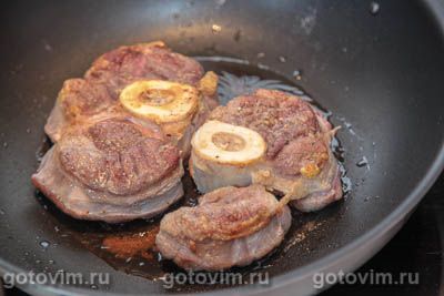 Сабуко и оссобуко с белыми грибами и сливками