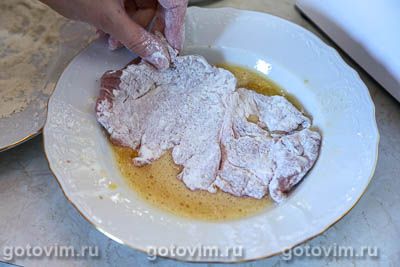 Тонкацу - отбивная из свинины в панировке панко по-японски, Шаг 05
