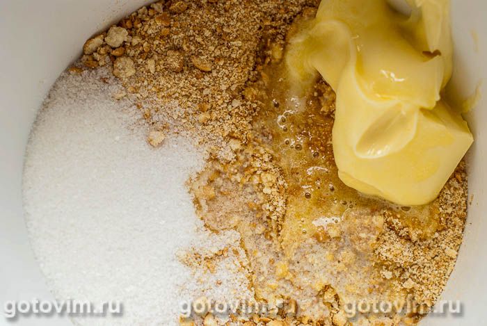 Пирог из печенья со сгущенкой и лаймом, Шаг 02