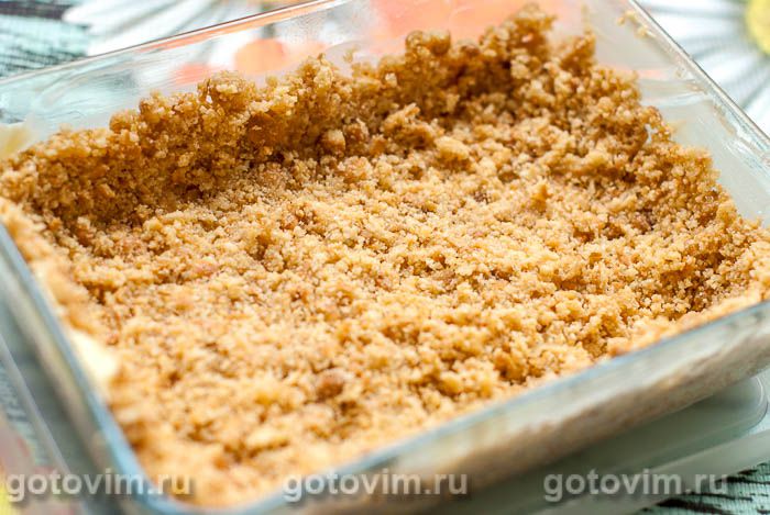 Пирог из печенья со сгущенкой и лаймом, Шаг 03
