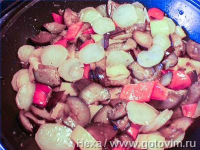 Ди-сань-сянь («Три земные свежести» ) или овощи тушёные по-китайски , Шаг 08
